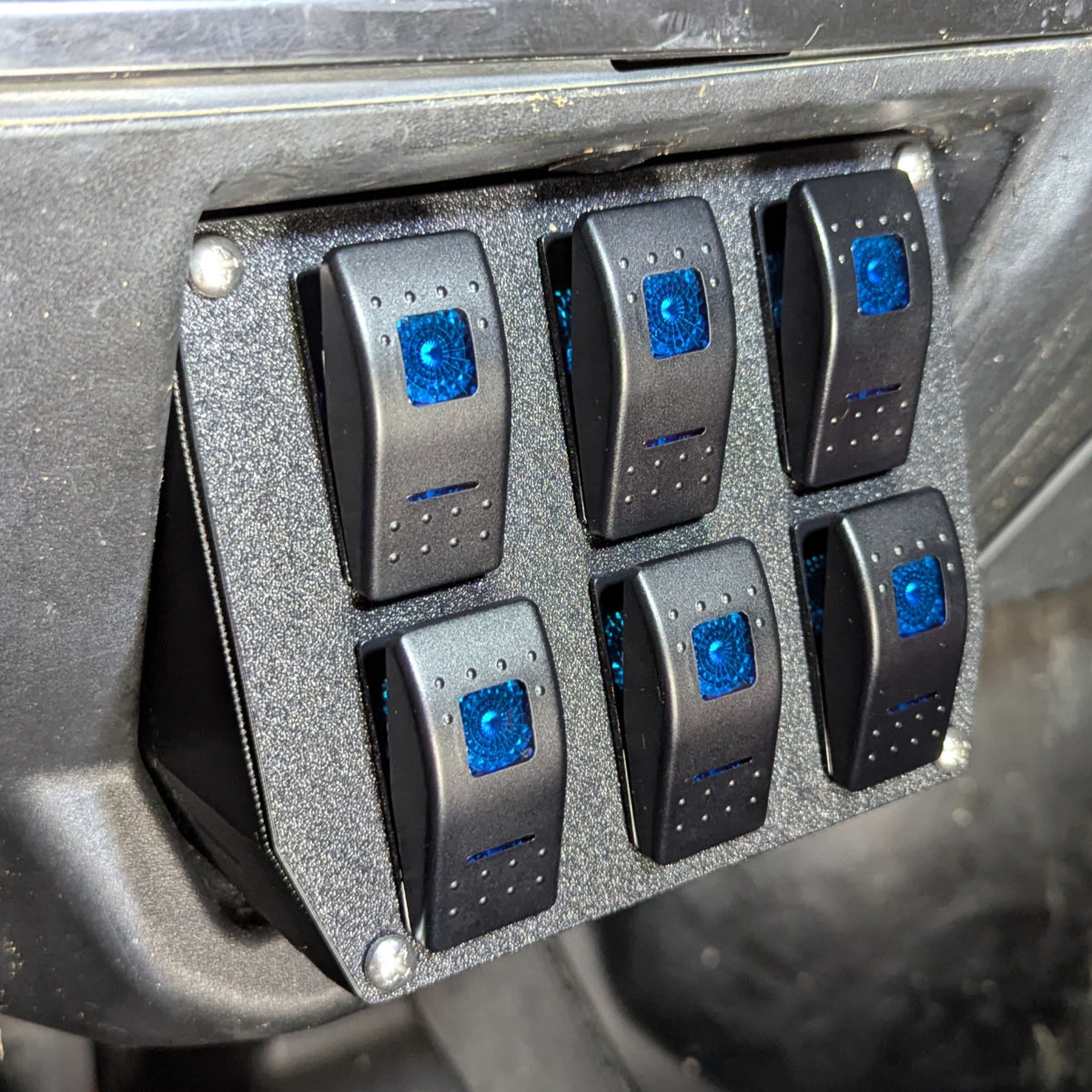 6-Switch Dash Plate — Exact-Fit for 2024–2026 Polaris RZR XP 1000