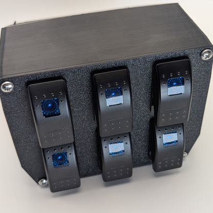 6-Switch Dash Plate — Exact-Fit for 2024–2026 Polaris RZR XP 1000