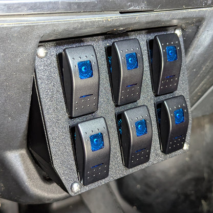 6-Switch Dash Plate — Exact-Fit for 2024–2026 Polaris RZR XP 1000