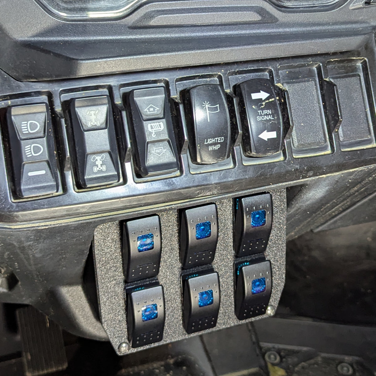 6-Switch Dash Plate — Exact-Fit for 2024–2026 Polaris RZR XP 1000