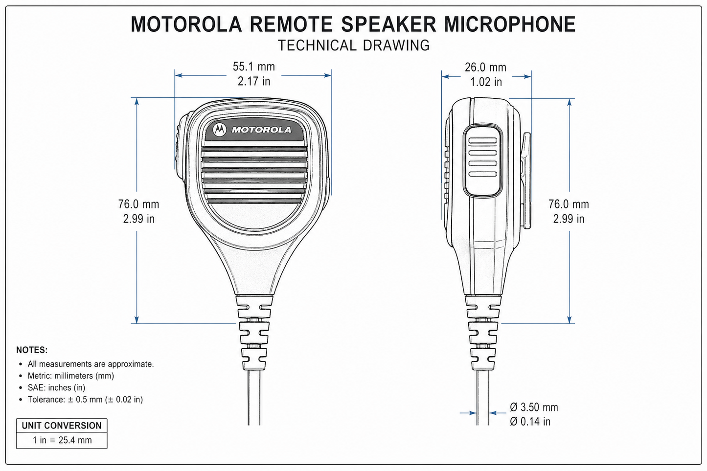 EZ Mic – Universal Radio Mic Holder